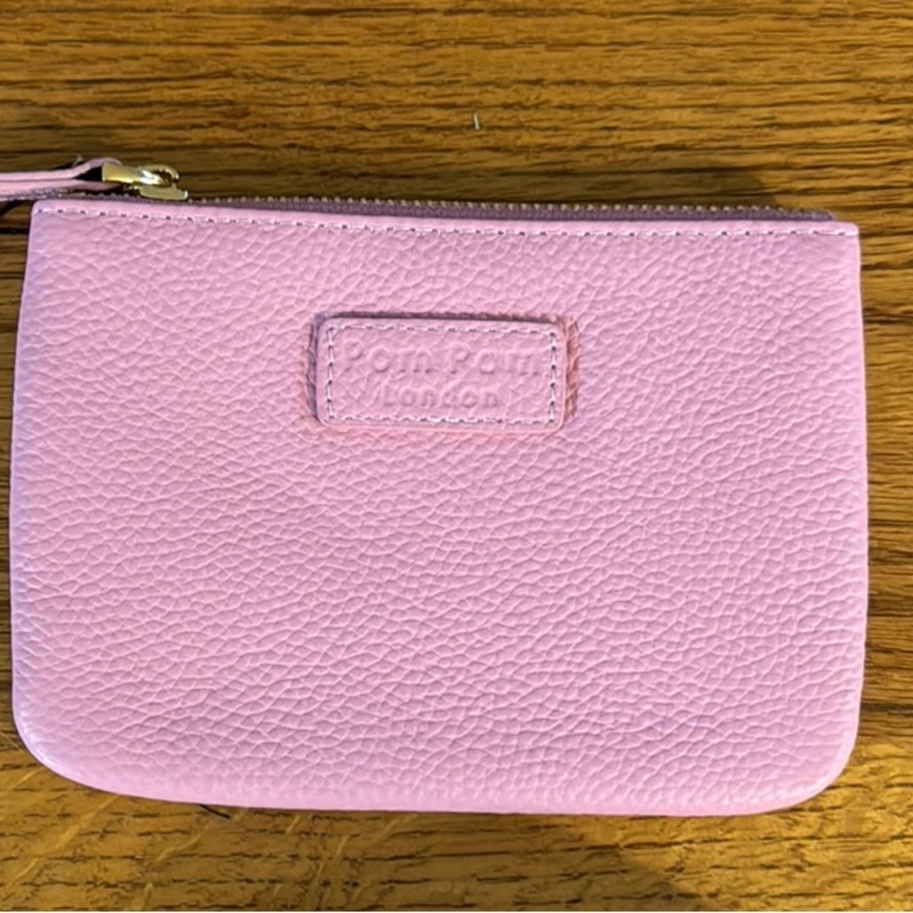 Pom Pom London Chelsea coin purse in Peony